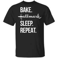 Bake Hallmark Sleep Repeat Christmas Shirt - TheTrendyTee