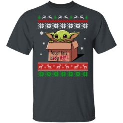 Baby Yoda Adopt This Jedi Ugly Christmas Sweater - TheTrendyTee
