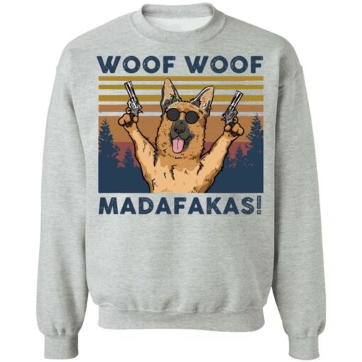 German shepherd woof woof madafakas vintage t-shirt. - thetrendytee
