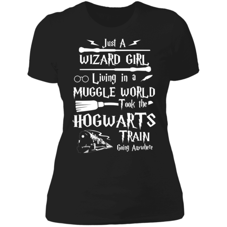 Just a wizard girl living in muggle world t-shirt - thetrendytee