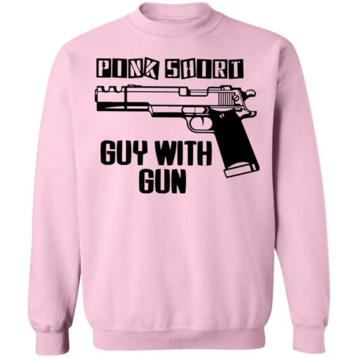 Pink shirt gun guy shirt - thetrendytee