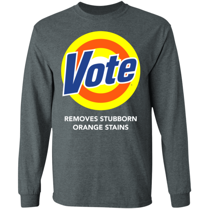 Vote removes stubborn orange stains shirt - thetrendytee