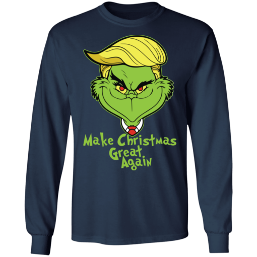 Grinch make christmas great again t-shirt - thetrendytee