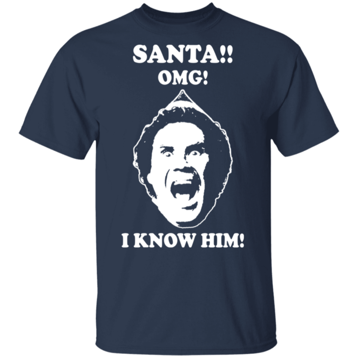 Elf will ferrell santa. Omg! I know him ugly christmas sweatshirt - thetrendytee