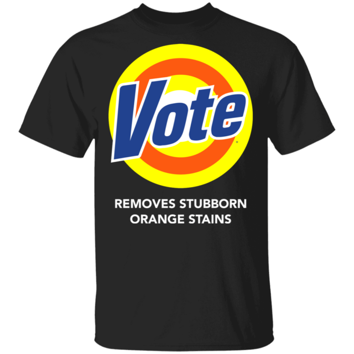 Vote removes stubborn orange stains shirt - thetrendytee