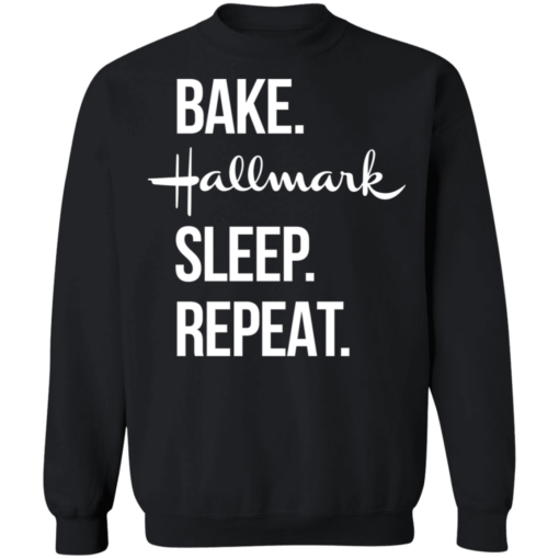 Bake Hallmark Sleep Repeat Christmas Shirt - TheTrendyTee