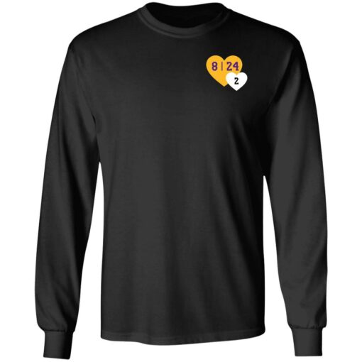 Lebron Tribute Kobe Heart Pocket shirt - TheTrendyTee