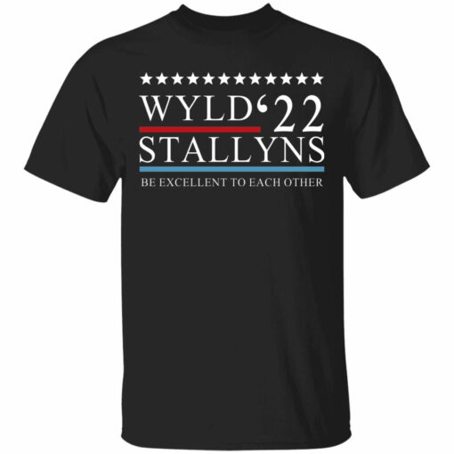 Wyld Stallyns 2022 Be Excellent To Each Other shirt from $19.95 - Thetrendytee.com