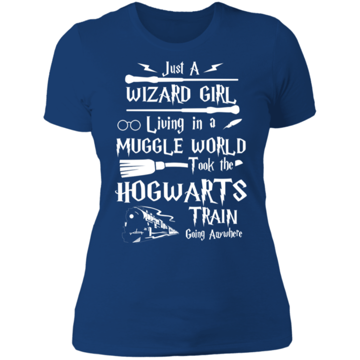 Just a wizard girl living in muggle world t-shirt - thetrendytee