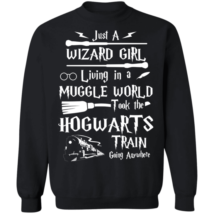 Just a wizard girl living in muggle world t-shirt - thetrendytee