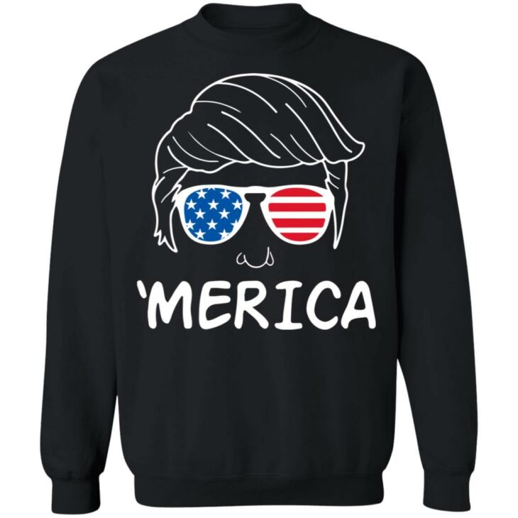 Merica trump glasses 4th of july shirt - thetrendytee