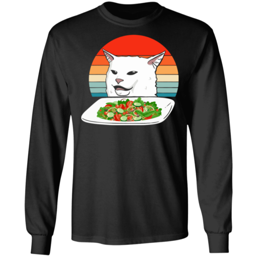 Petty Cat Meme Woman Yelling at Cat Vintage shirt - TheTrendyTee
