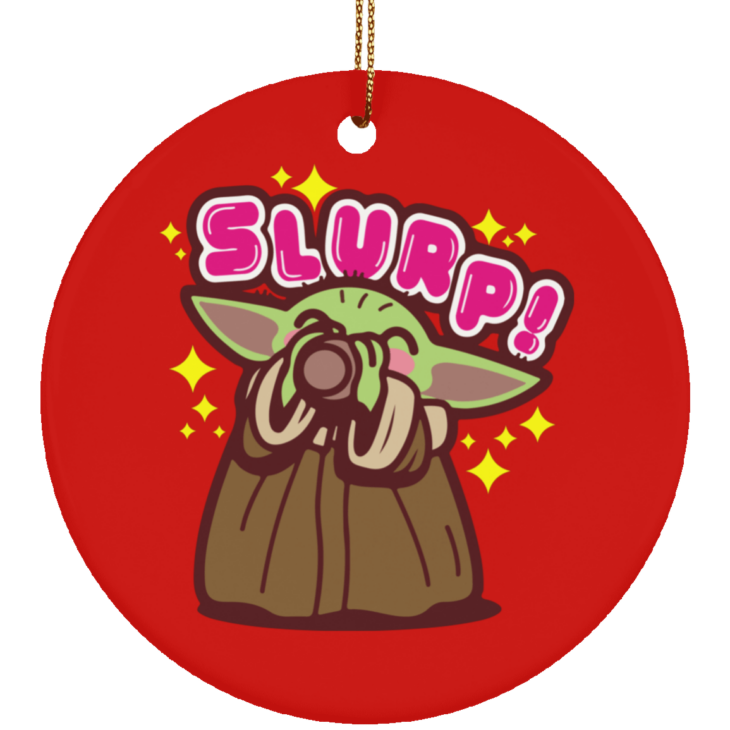 Baby yoda the soup broth christmas tree ornament - thetrendytee