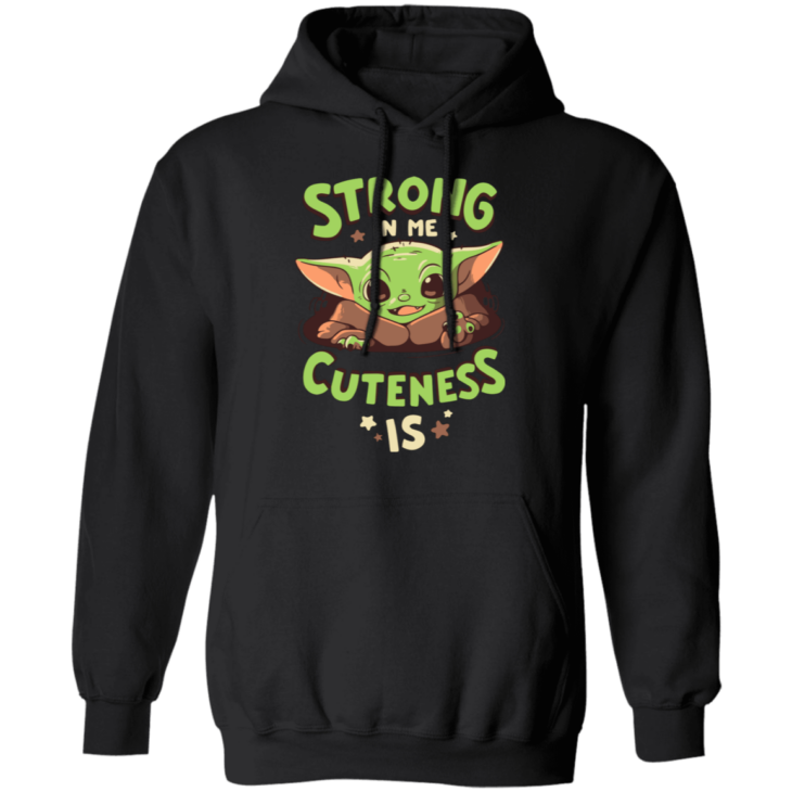 Baby yoda mandalorian strong in me cuteness is shirt - thetrendytee