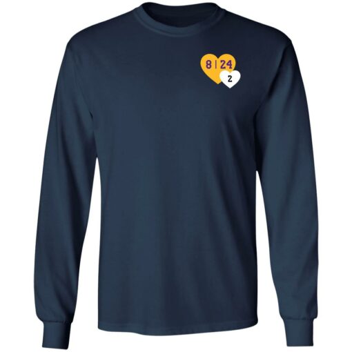 Lebron tribute kobe heart pocket shirt - thetrendytee