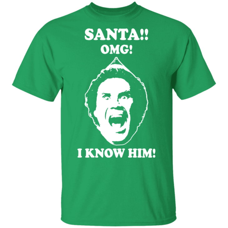 Elf will ferrell santa. Omg! I know him ugly christmas sweatshirt - thetrendytee