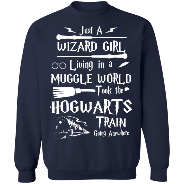 Just a wizard girl living in muggle world t-shirt - thetrendytee