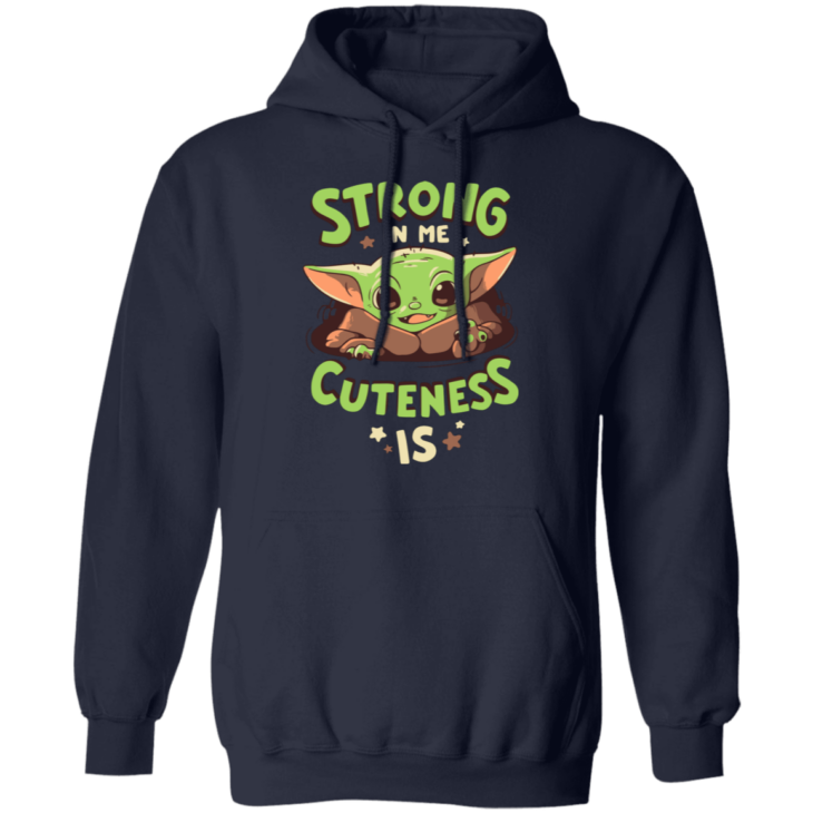 Baby yoda mandalorian strong in me cuteness is shirt - thetrendytee