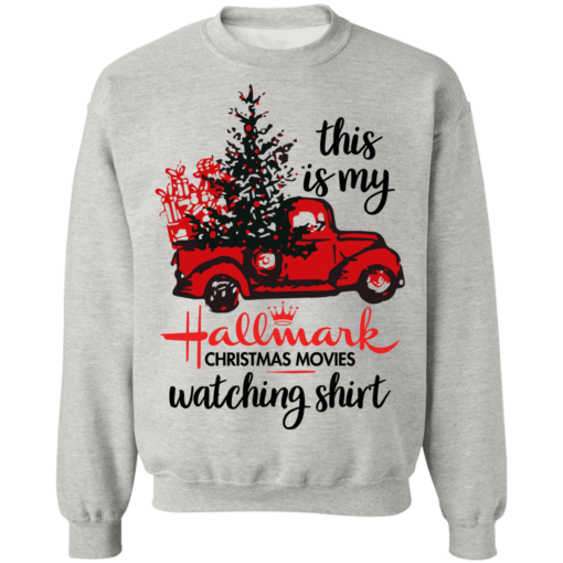 This Is My Hallmark Christmas Movies Watching T-Shirt Red Car - TheTrendyTee