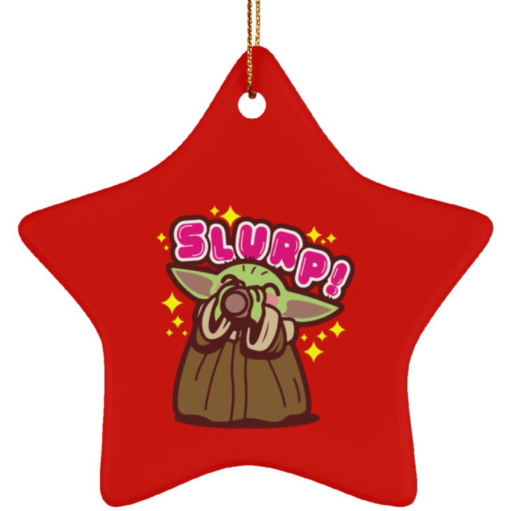 Baby yoda the soup broth christmas tree ornament - thetrendytee