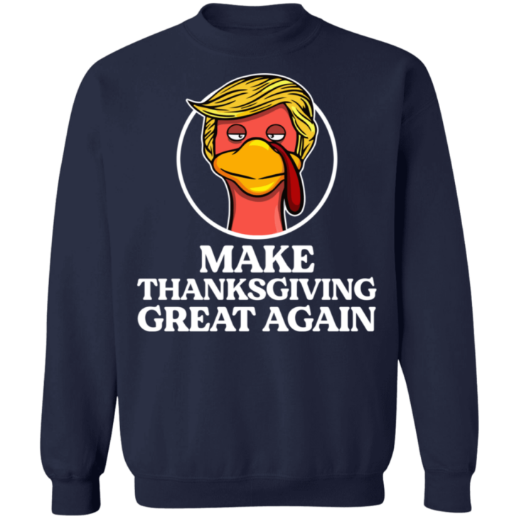 Trump turkey make thanksgiving great again shirt - thetrendytee