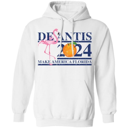 Flamingo desantis 2024 make America Florida shirt from $19.95 - Thetrendytee.com
