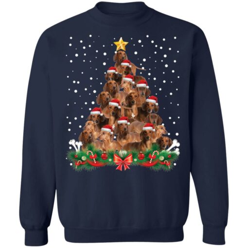 Dachshund Christmas Tree sweatshirt from $19.95 - Thetrendytee.com