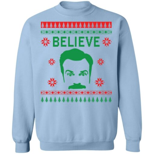 Ted lasso believe christmas sweater from $19. 95 - thetrendytee