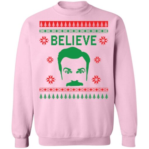 Ted lasso believe christmas sweater from $19. 95 - thetrendytee