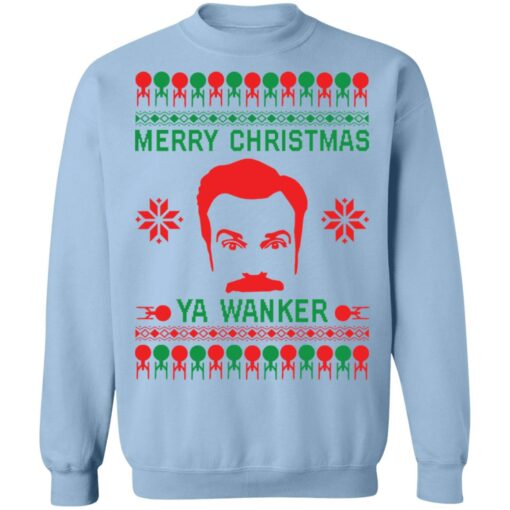 Ted lasso merry christmas ya wanker christmas sweater from $19. 95 - thetrendytee