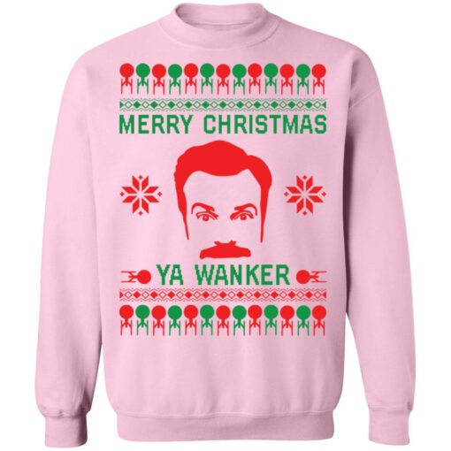 Ted lasso merry christmas ya wanker christmas sweater from $19. 95 - thetrendytee