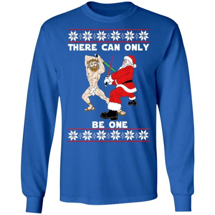 Jesus vs santa there can only be one christmas sweater 10