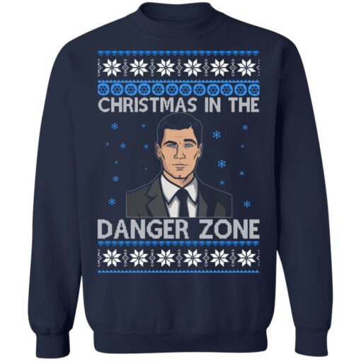 Archer Christmas in the danger zone Christmas sweater from $19.95 - Thetrendytee.com