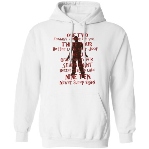 One two Freddy's coming for you shirt from $19.95 - Thetrendytee.com
