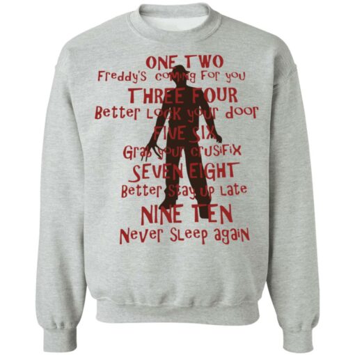 One two freddy's coming for you shirt from $19. 95 - thetrendytee