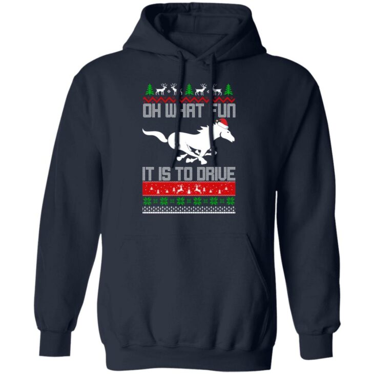 Horse oh what fun it is to drive sweater 2