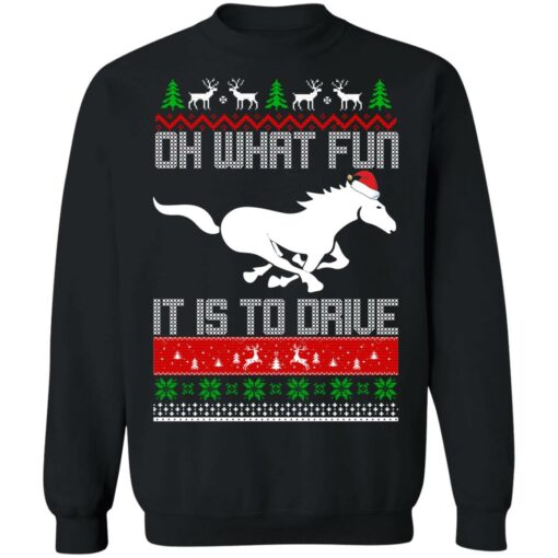 Horse Oh what fun it is to drive sweater from $19.95 - Thetrendytee.com