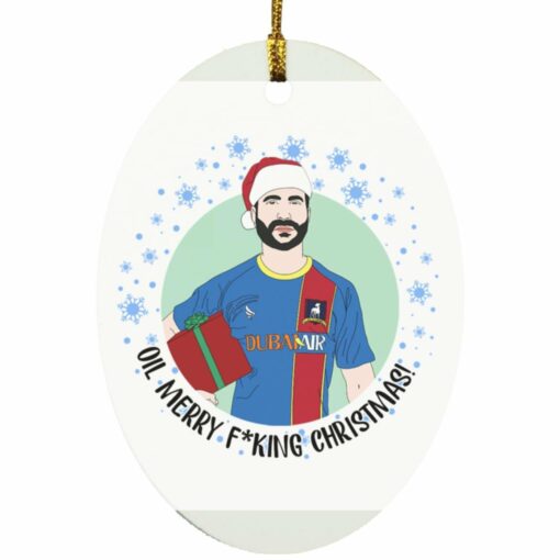 Roy Kent oil merry fuking Christmas ornament from $12.75 - Thetrendytee.com