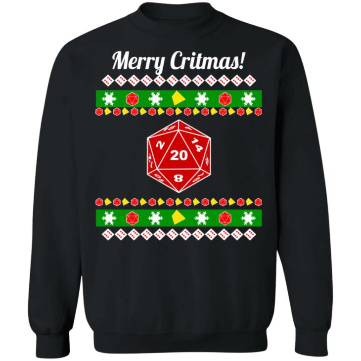 Merry critmas christmas sweater