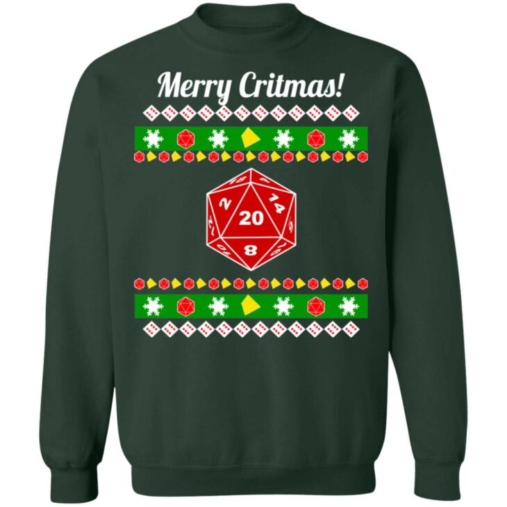 Merry critmas christmas sweater 12