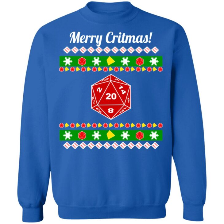 Merry critmas christmas sweater 4