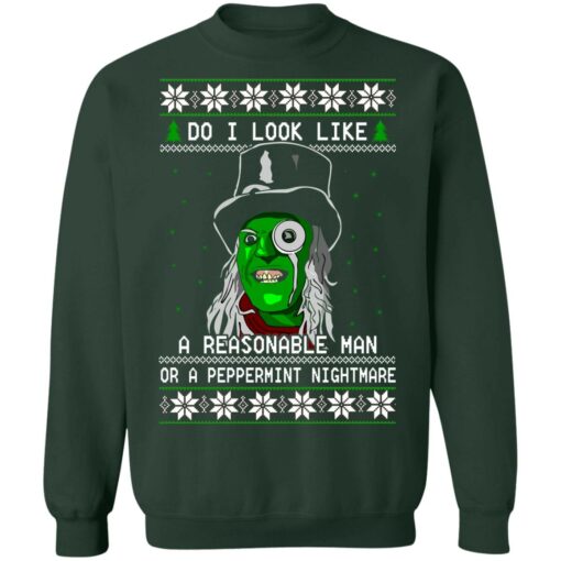 Mighty Boosh The Hitcher do I look like a reasonable man Christmas sweater from $19.95 - Thetrendytee.com
