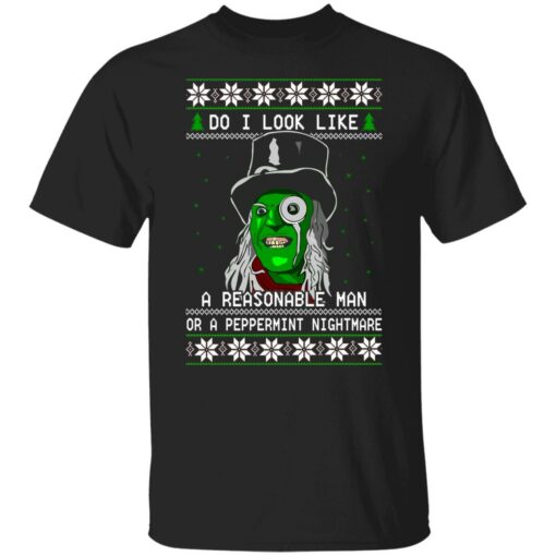 Mighty Boosh The Hitcher do I look like a reasonable man Christmas sweater from $19.95 - Thetrendytee.com