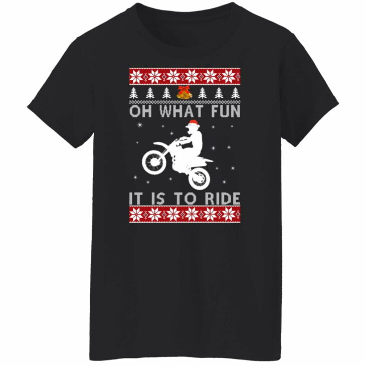 Motocross oh what fun it is to ride christmas sweater 6