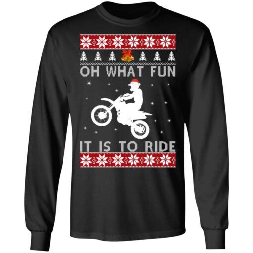 Motocross oh what fun it is to ride christmas sweater from $19. 95 - thetrendytee