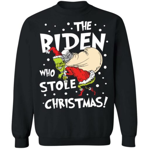 The Biden who stole Christmas shirt from $19.95 - Thetrendytee.com