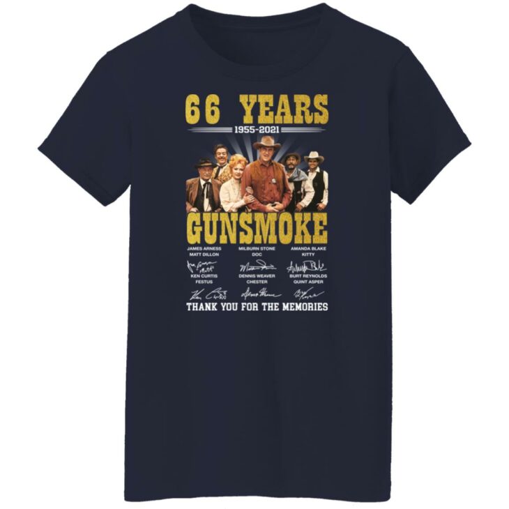 66 years gunsmoke thank you for the memories shirt 4