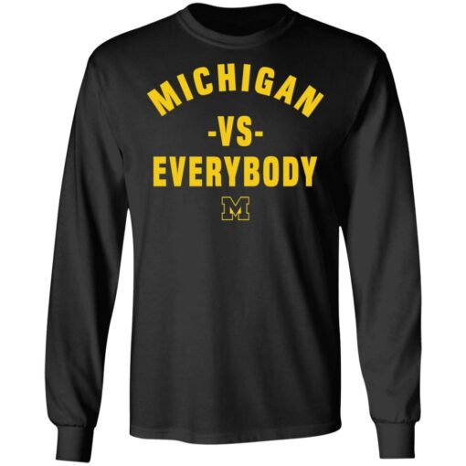 Michigan vs everybody shirt from $19.95 - Thetrendytee.com