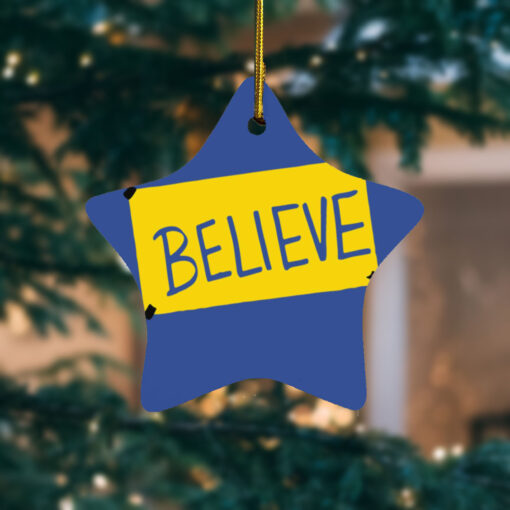 Ted lasso believe ornament from $12. 75 - thetrendytee